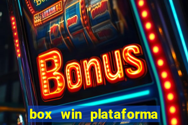 box win plataforma de jogos