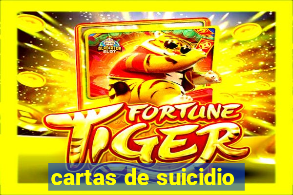 cartas de suicidio