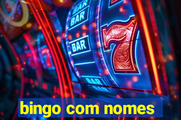 bingo com nomes