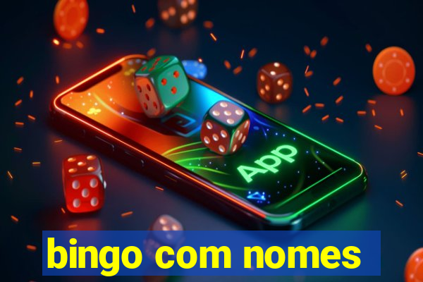 bingo com nomes