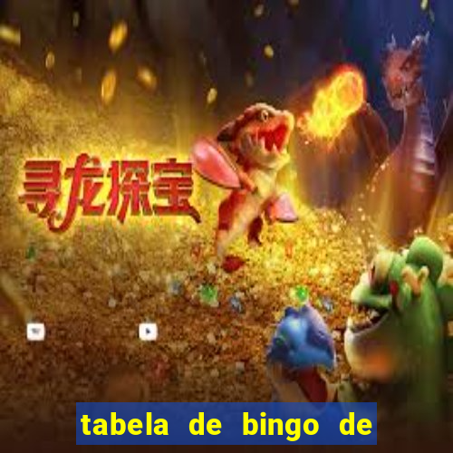 tabela de bingo de 1 a 100