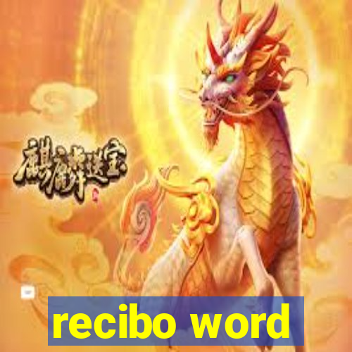 recibo word