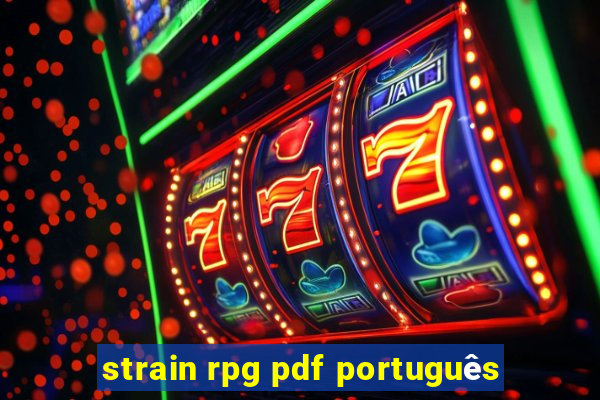 strain rpg pdf português