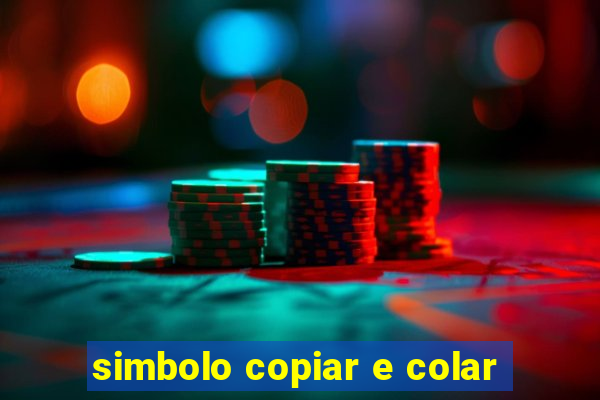 simbolo copiar e colar