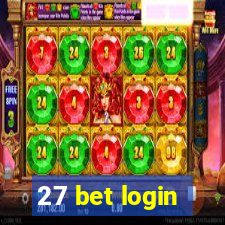 27 bet login