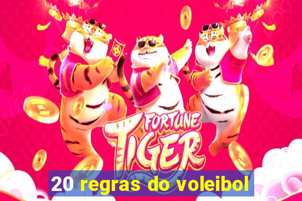 20 regras do voleibol