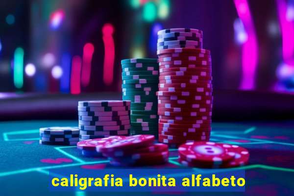 caligrafia bonita alfabeto