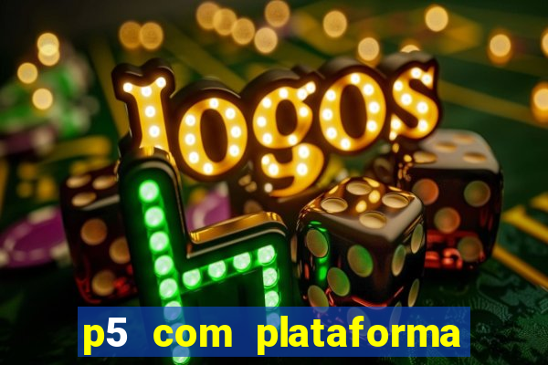 p5 com plataforma de jogos