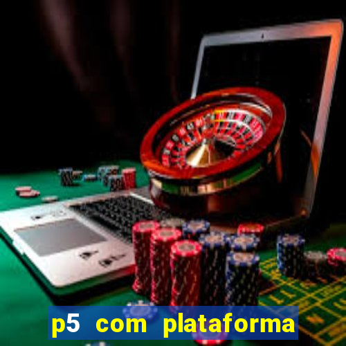 p5 com plataforma de jogos