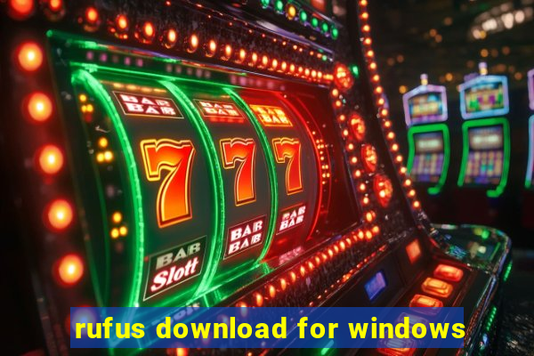 rufus download for windows