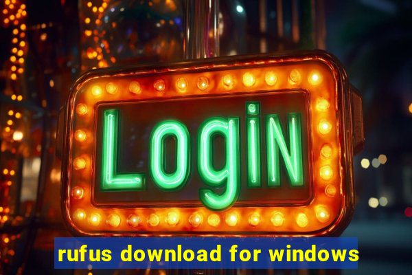 rufus download for windows