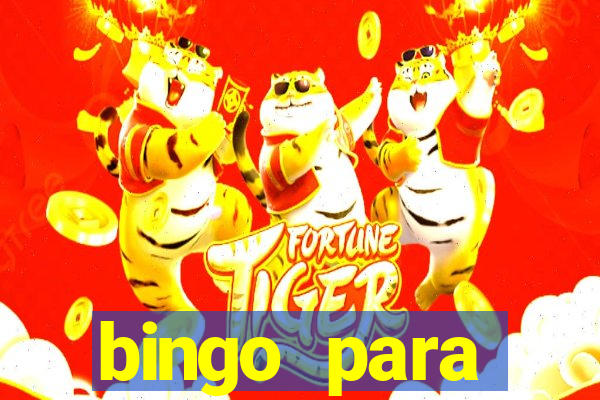 bingo para despedida de solteira para imprimir