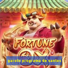 garoto programa de santos