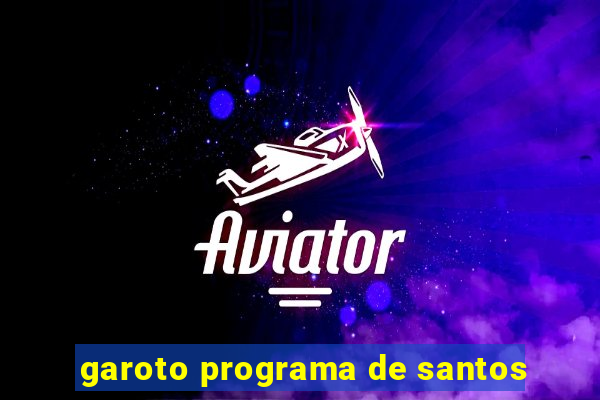 garoto programa de santos