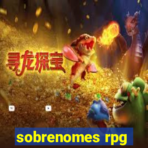 sobrenomes rpg