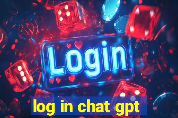 log in chat gpt