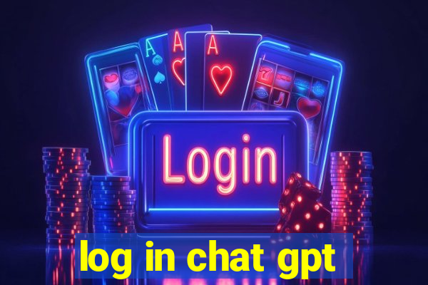 log in chat gpt