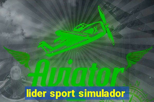 lider sport simulador