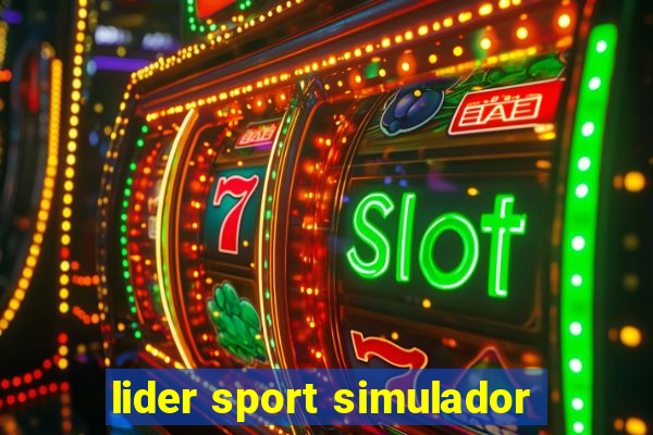 lider sport simulador