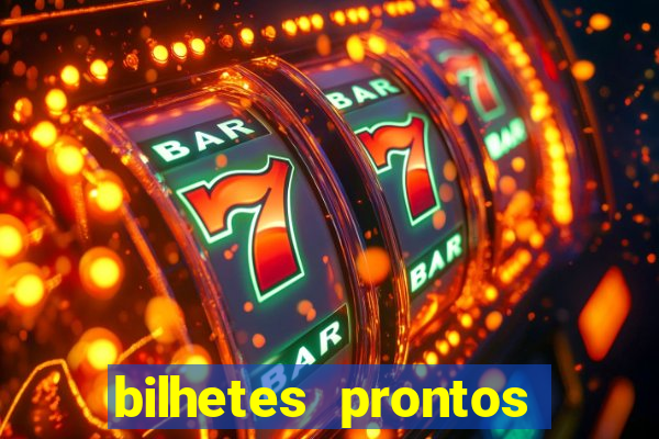 bilhetes prontos futebol hoje