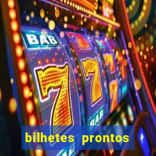 bilhetes prontos futebol hoje