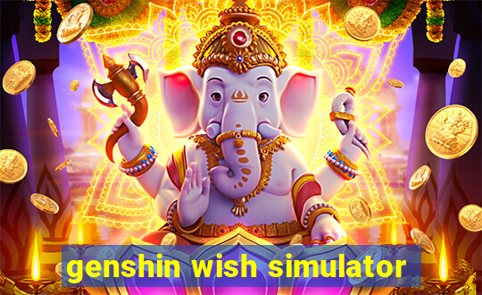 genshin wish simulator