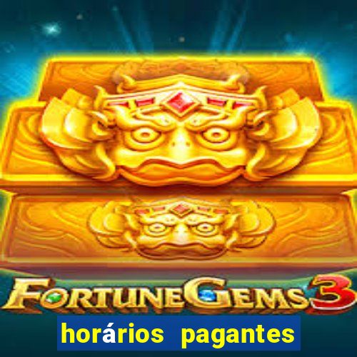 horários pagantes pg soft