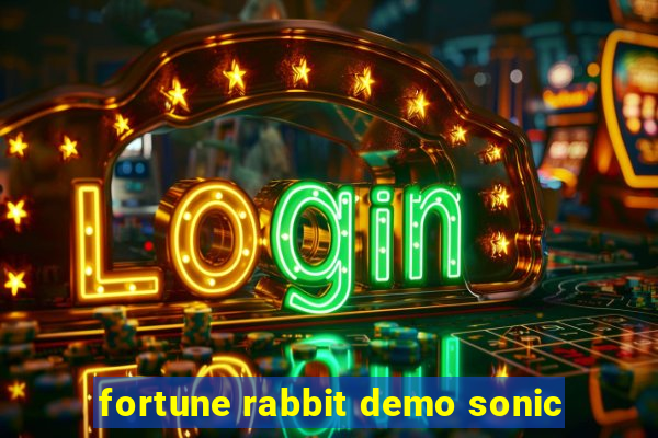 fortune rabbit demo sonic