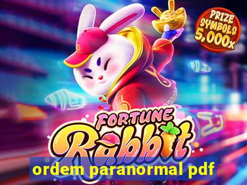 ordem paranormal pdf