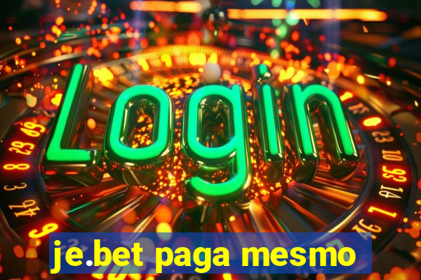 je.bet paga mesmo