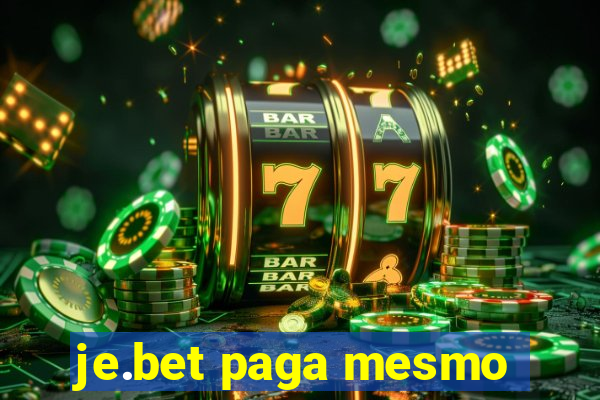 je.bet paga mesmo