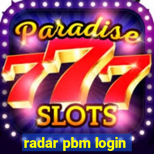 radar pbm login