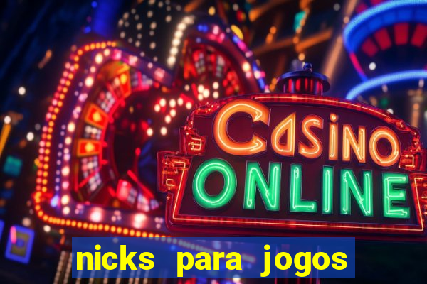 nicks para jogos de tiro