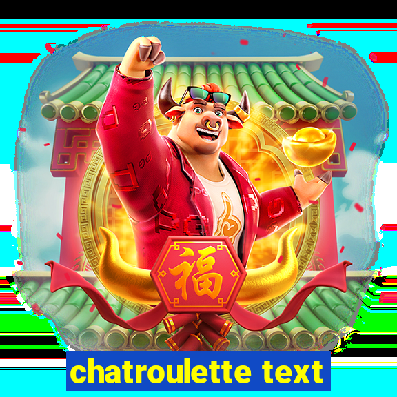 chatroulette text