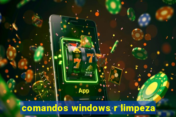 comandos windows r limpeza