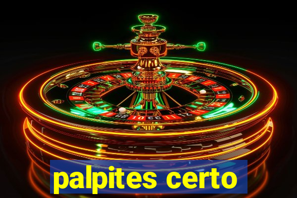 palpites certo