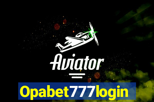 Opabet777login