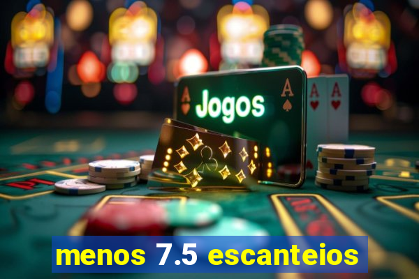 menos 7.5 escanteios