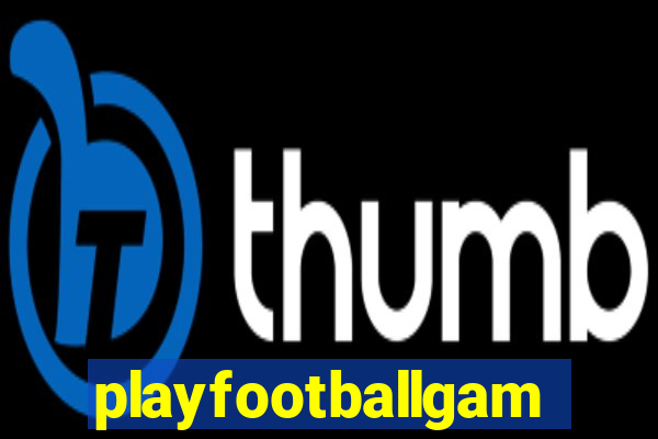 playfootballgames