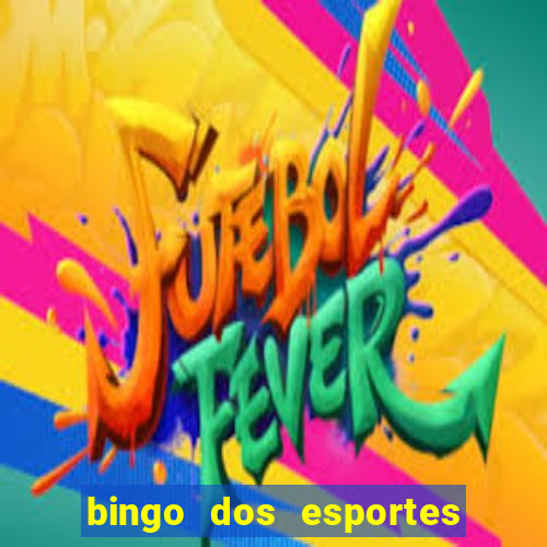 bingo dos esportes para imprimir