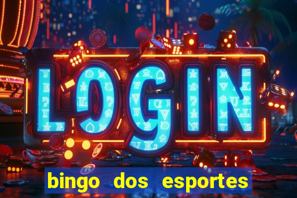 bingo dos esportes para imprimir