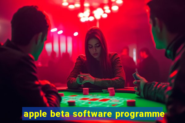 apple beta software programme