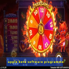 apple beta software programme