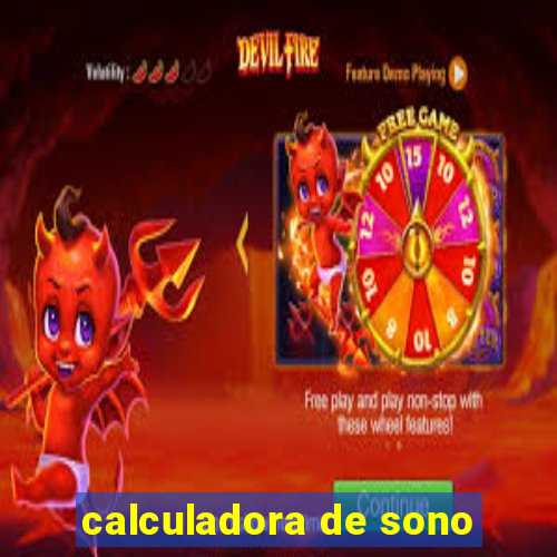 calculadora de sono