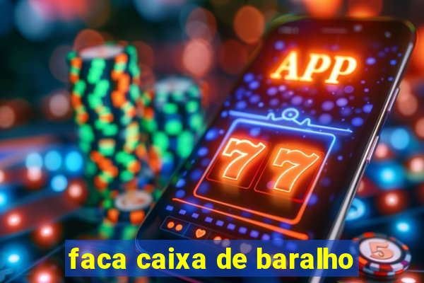 faca caixa de baralho