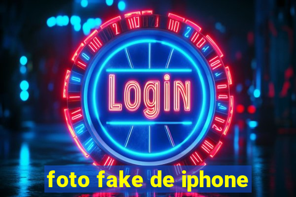 foto fake de iphone