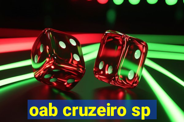 oab cruzeiro sp