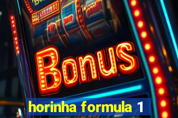 horinha formula 1