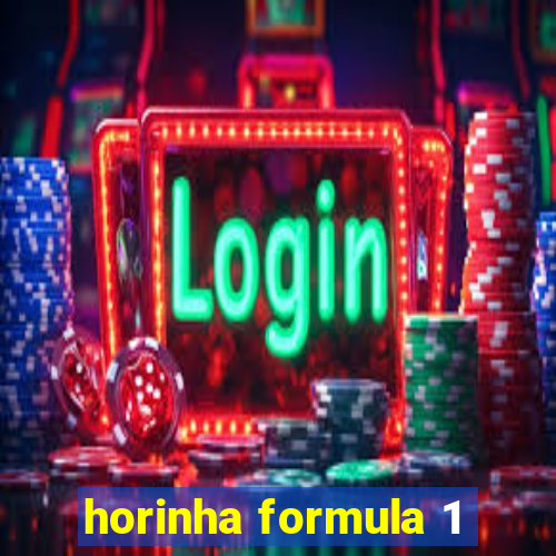 horinha formula 1