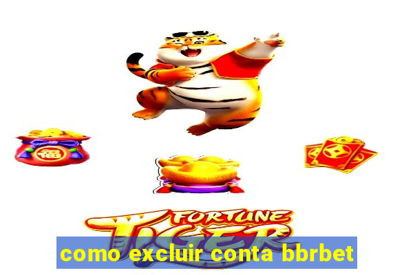 como excluir conta bbrbet